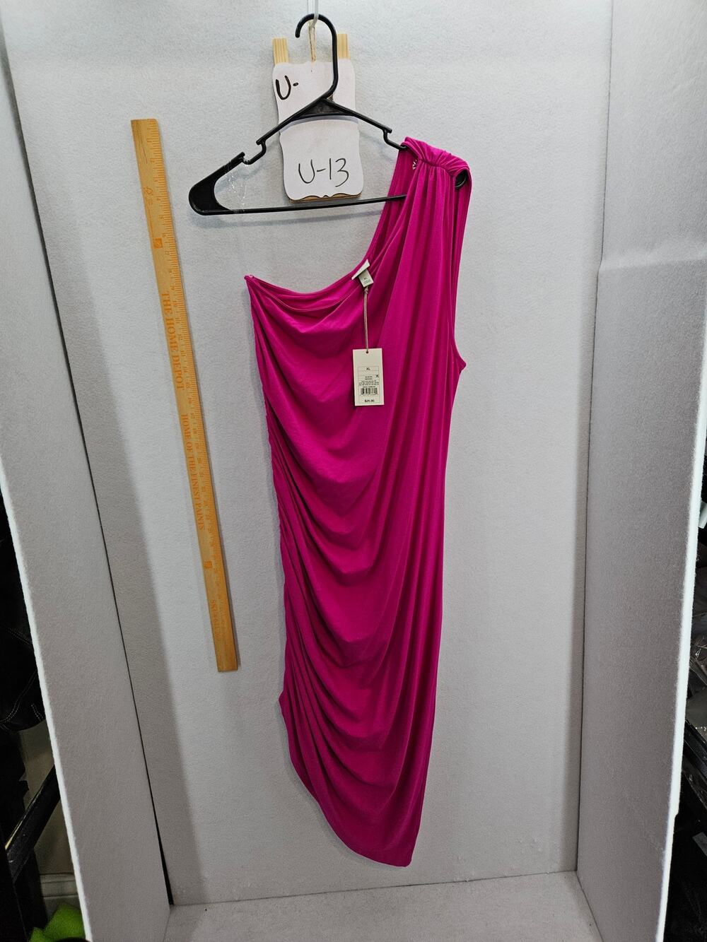 A New Day asymmetrical, body-con dress, size XL *NWT*